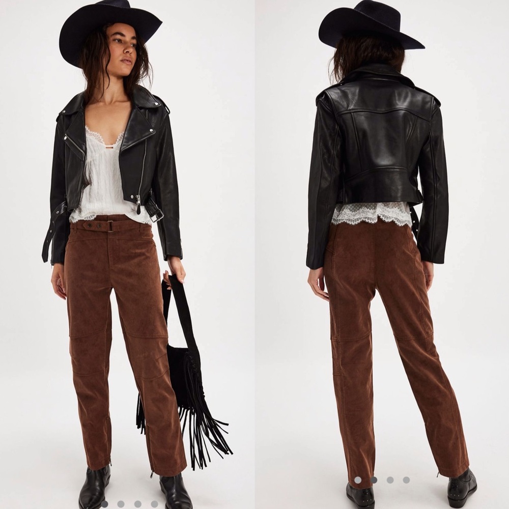 We the free Titan Vegan Suede pants
